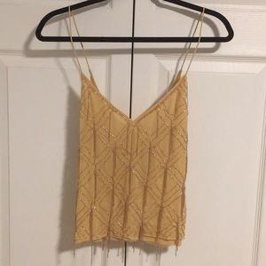 Beautiful free people gatsby cami in mango🌼
